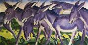 Franz Marc Donkey Frieze oil on canvas